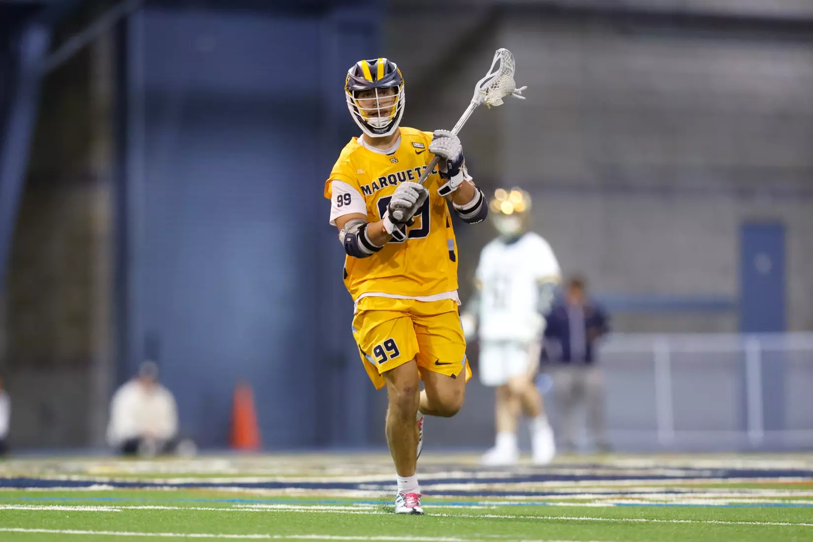 Notre Dame IN - February 15, 2023: Marquette Men’s Lacrosse vs Notre Dame
Photo by Marcus SnowdenSOUTH BEND, IN - February 15, 2023: Marquette Men’s Lacrosse vs Notre Dame Celebration
Photo by Marcus Snowden