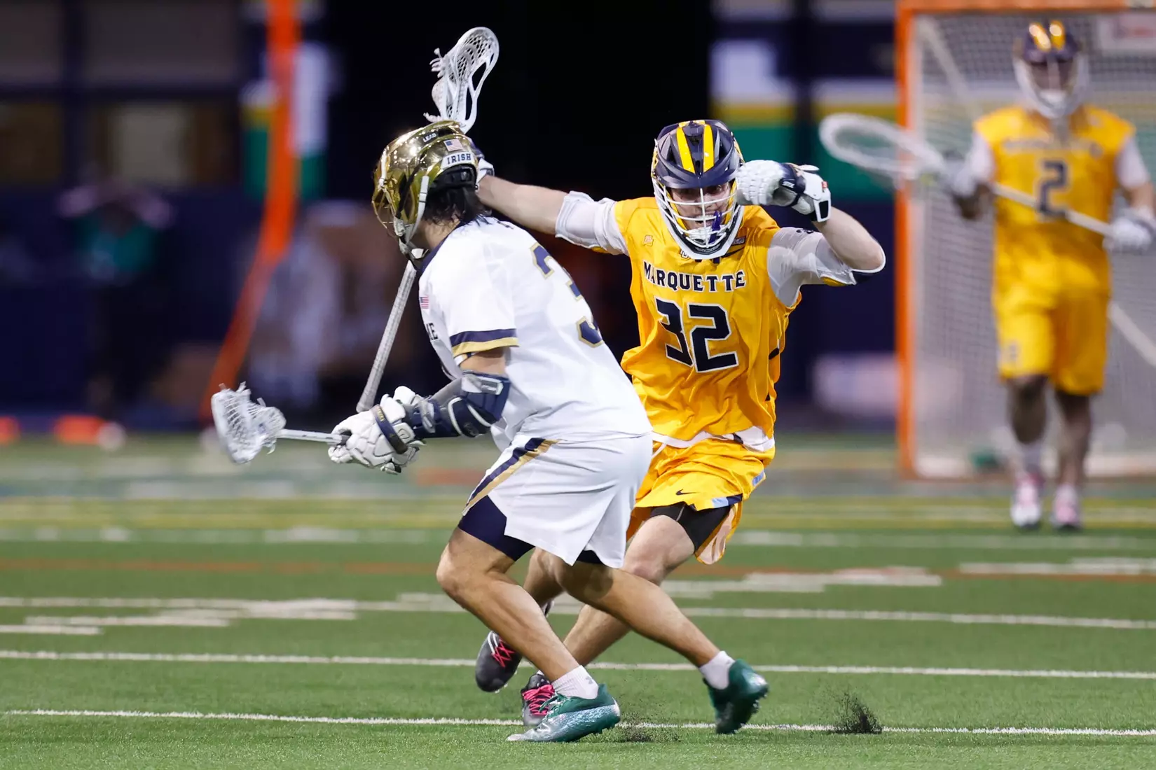 Notre Dame IN - February 15, 2023: Marquette Men’s Lacrosse vs Notre Dame
Photo by Marcus SnowdenSOUTH BEND, IN - February 15, 2023: Marquette Men’s Lacrosse vs Notre Dame Celebration
Photo by Marcus Snowden