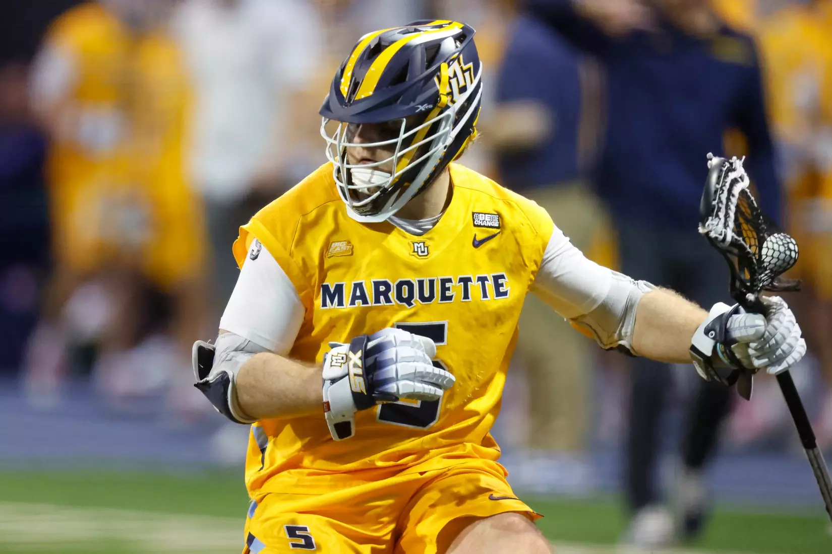 Notre Dame IN - February 15, 2023: Marquette Men’s Lacrosse vs Notre Dame
Photo by Marcus SnowdenSOUTH BEND, IN - February 15, 2023: Marquette Men’s Lacrosse vs Notre Dame Celebration
Photo by Marcus Snowden