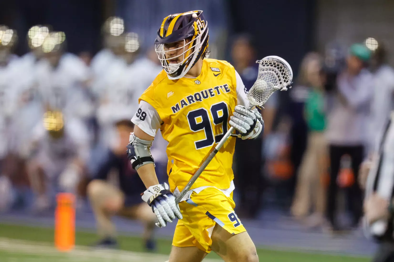 Notre Dame IN - February 15, 2023: Marquette Men’s Lacrosse vs Notre Dame
Photo by Marcus SnowdenSOUTH BEND, IN - February 15, 2023: Marquette Men’s Lacrosse vs Notre Dame Celebration
Photo by Marcus Snowden
