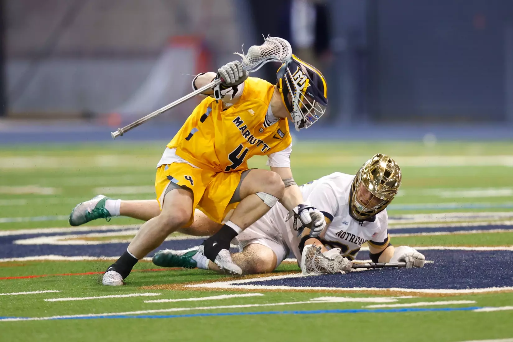 Notre Dame IN - February 15, 2023: Marquette Men’s Lacrosse vs Notre Dame
Photo by Marcus SnowdenSOUTH BEND, IN - February 15, 2023: Marquette Men’s Lacrosse vs Notre Dame Celebration
Photo by Marcus Snowden