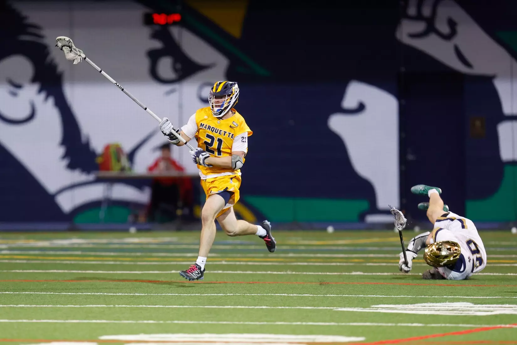 Notre Dame IN - February 15, 2023: Marquette Men’s Lacrosse vs Notre Dame
Photo by Marcus SnowdenSOUTH BEND, IN - February 15, 2023: Marquette Men’s Lacrosse vs Notre Dame Celebration
Photo by Marcus Snowden