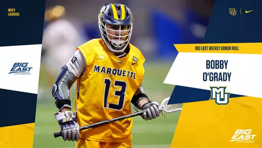 Bobby O'Grady BIG EAST Weekly Honor Roll