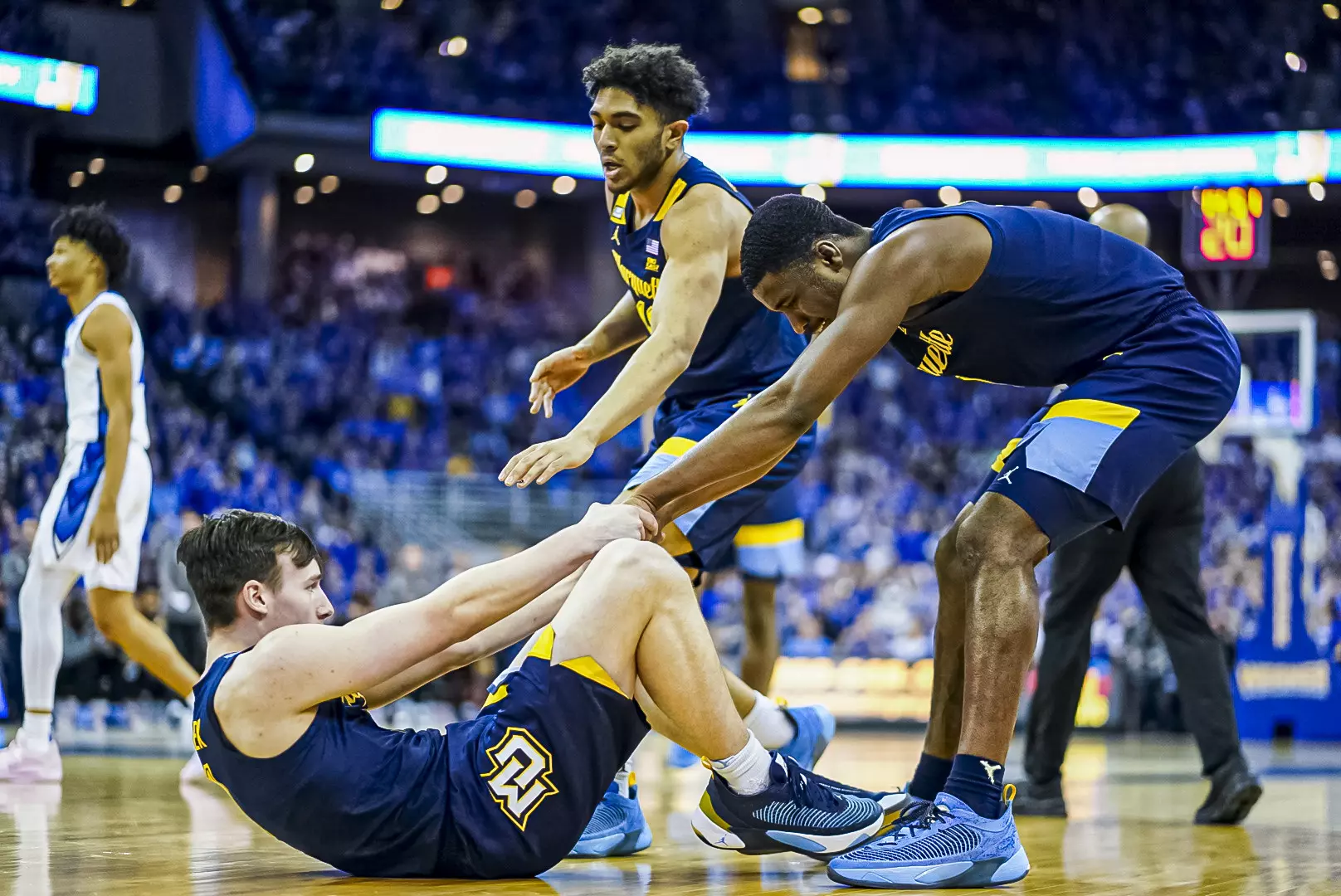 Marquette defeats Creighton 73-71 on the road in Omaha, NE on Tuesday February 21, 2023.