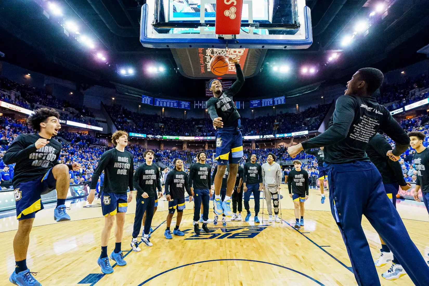 Marquette defeats Creighton 73-71 on the road in Omaha, NE on Tuesday February 21, 2023.