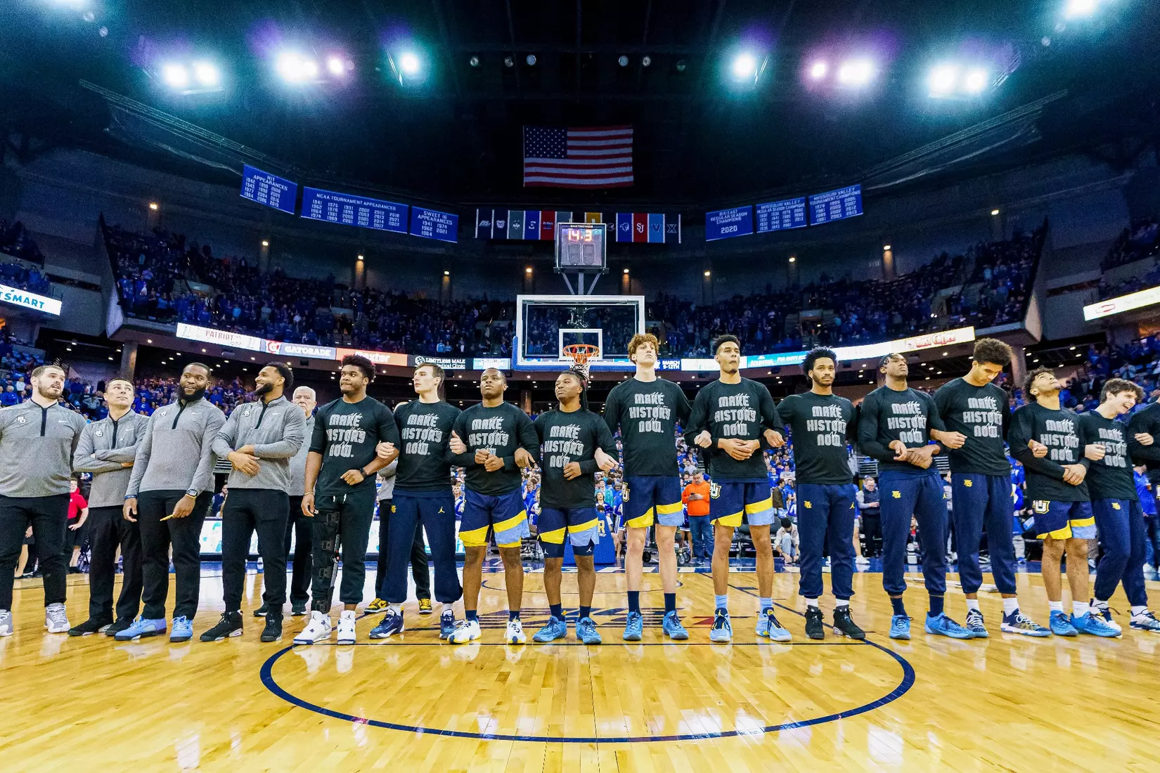 Marquette defeats Creighton 73-71 on the road in Omaha, NE on Tuesday February 21, 2023.