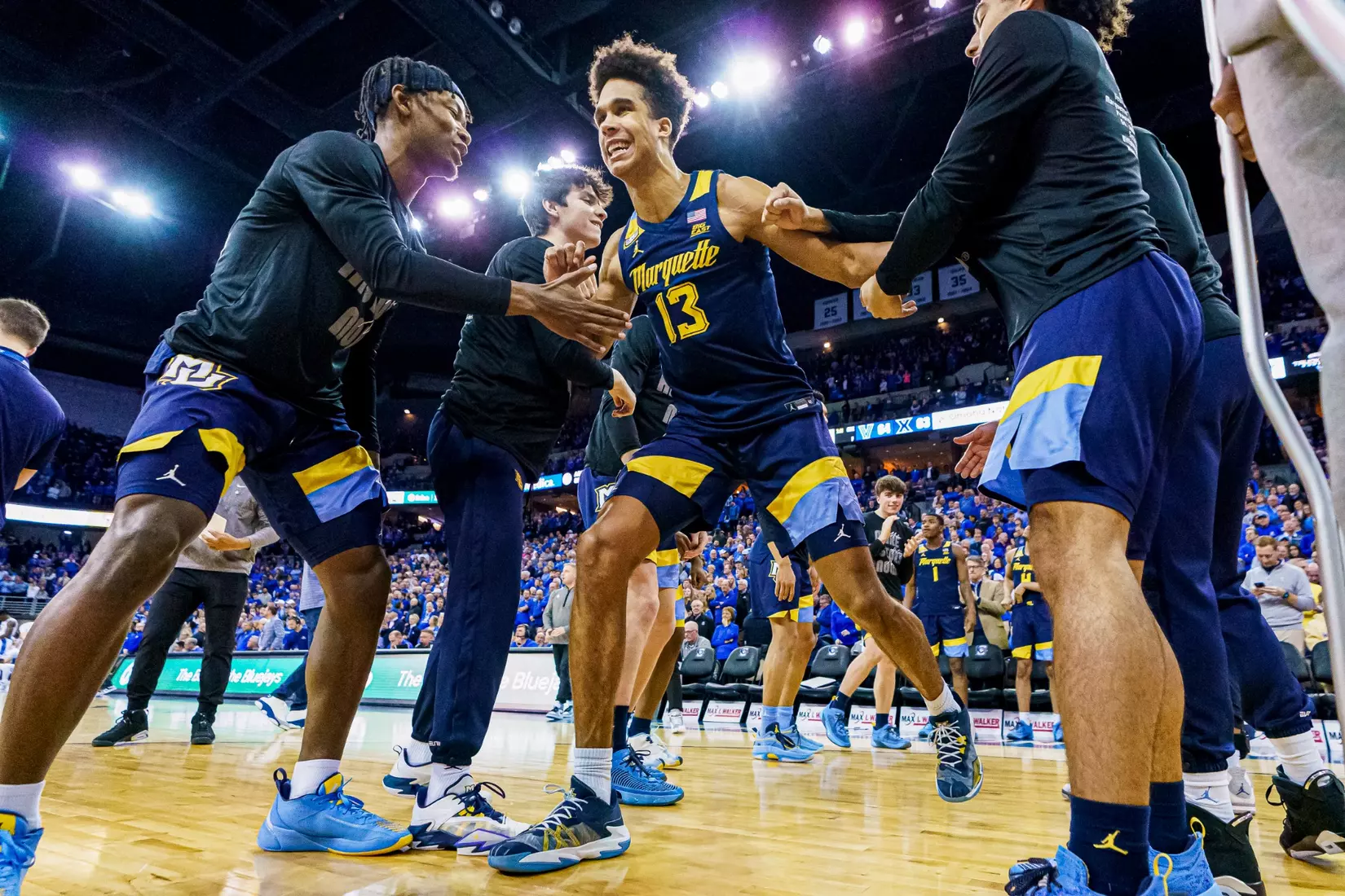 Marquette defeats Creighton 73-71 on the road in Omaha, NE on Tuesday February 21, 2023.