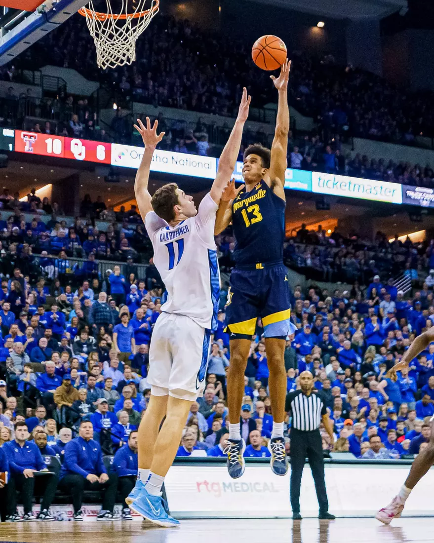 Marquette defeats Creighton 73-71 on the road in Omaha, NE on Tuesday February 21, 2023.
