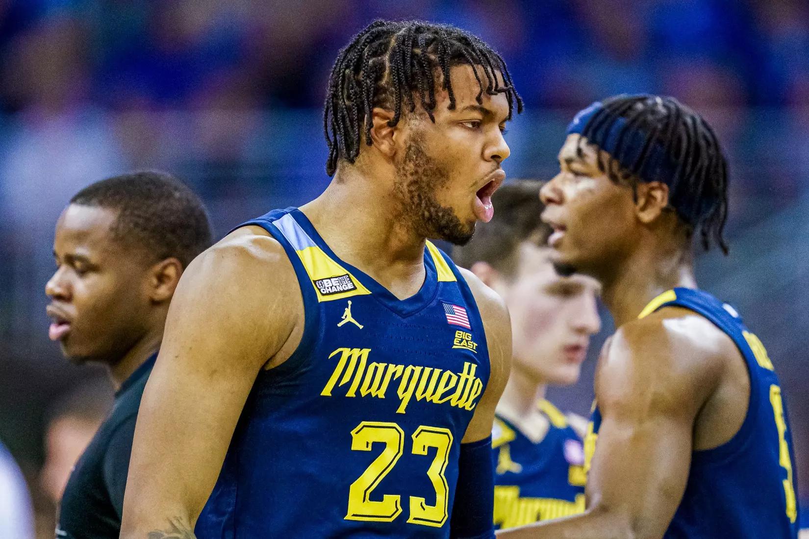 Marquette defeats Creighton 73-71 on the road in Omaha, NE on Tuesday February 21, 2023.