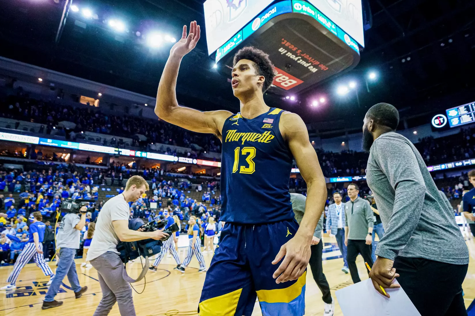 Marquette defeats Creighton 73-71 on the road in Omaha, NE on Tuesday February 21, 2023.