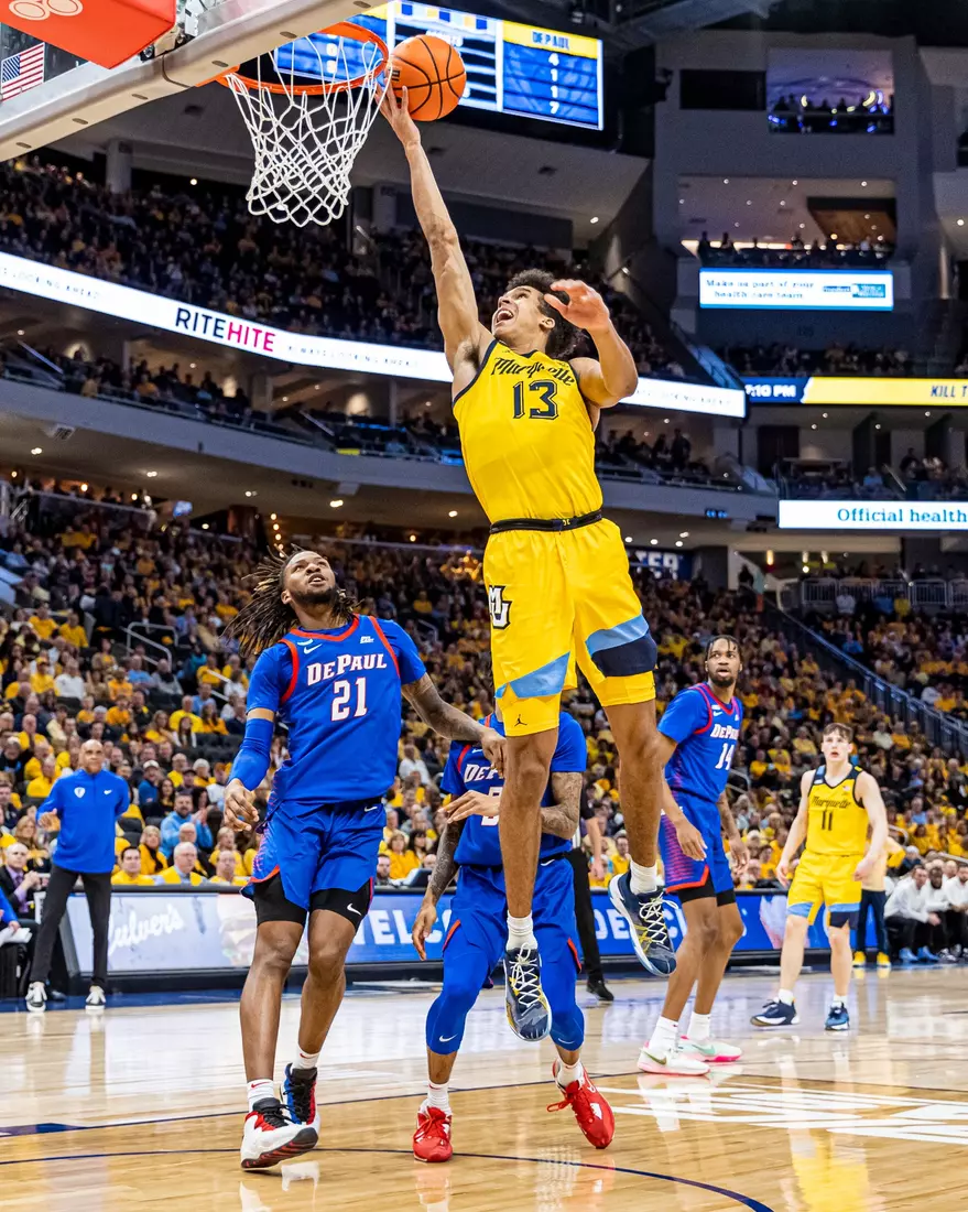 Marquette Men's Basketball defeats DePaul 90-84 at Fiserv Forum in Milwaukee, WI on Saturday February 25, 2023.