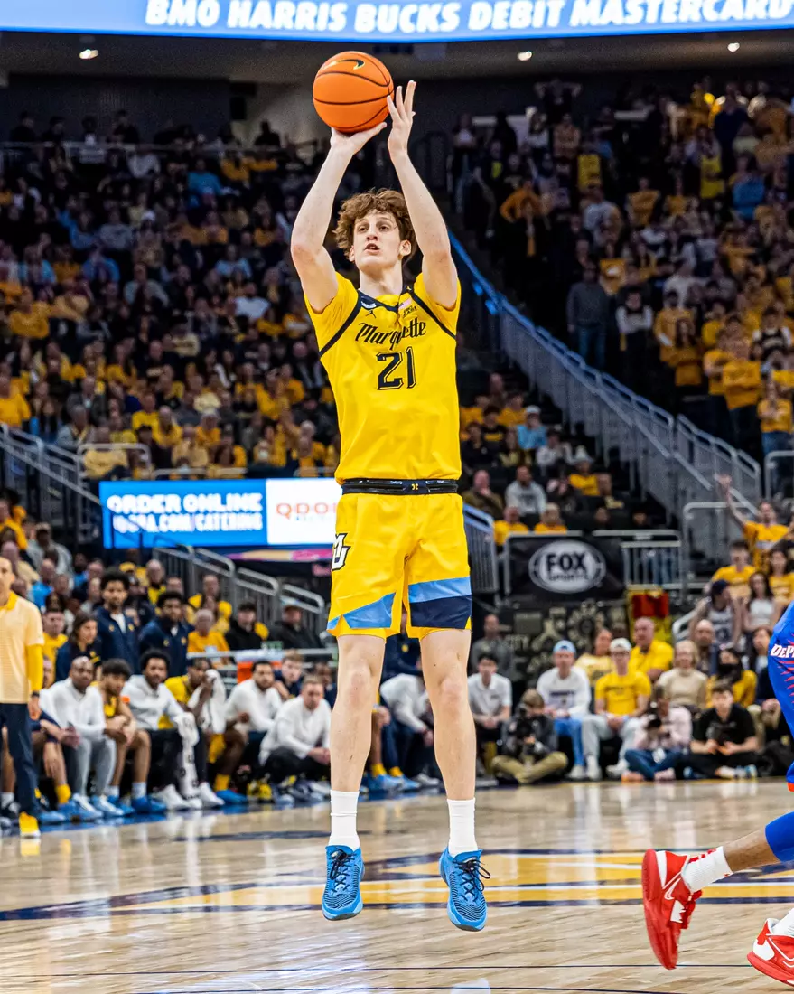 Marquette Men's Basketball defeats DePaul 90-84 at Fiserv Forum in Milwaukee, WI on Saturday February 25, 2023.
