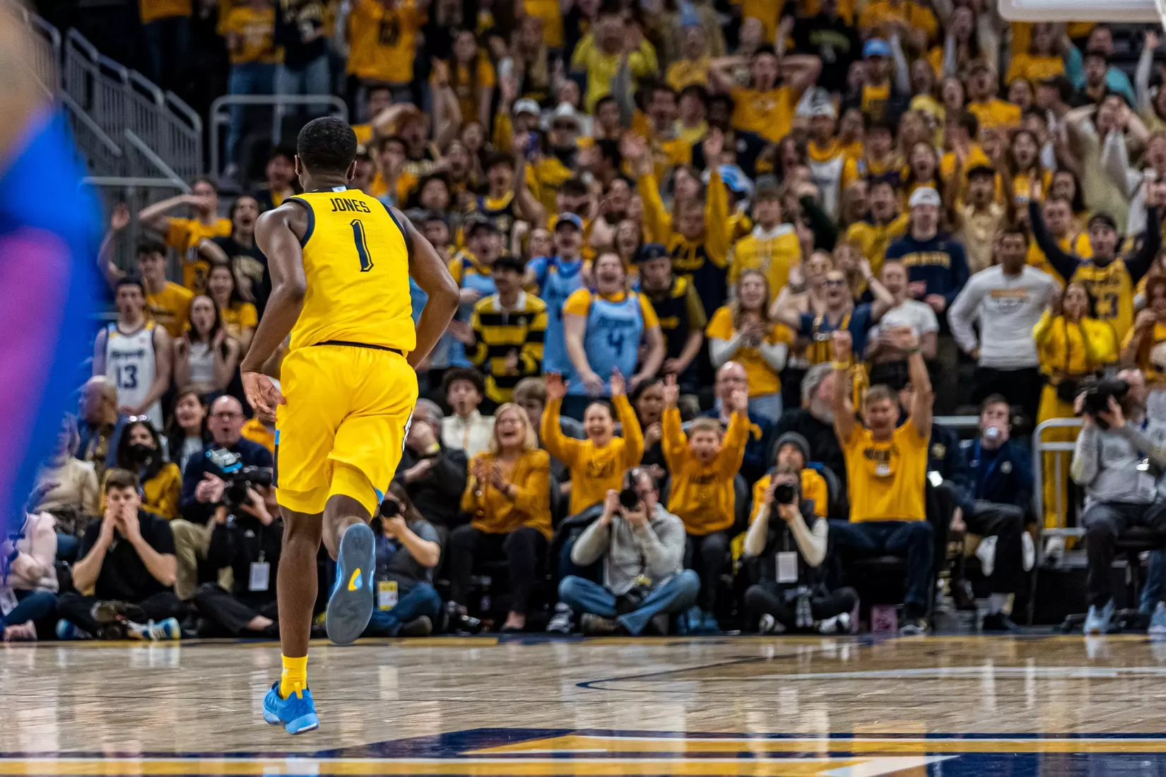 Marquette Men's Basketball defeats DePaul 90-84 at Fiserv Forum in Milwaukee, WI on Saturday February 25, 2023.