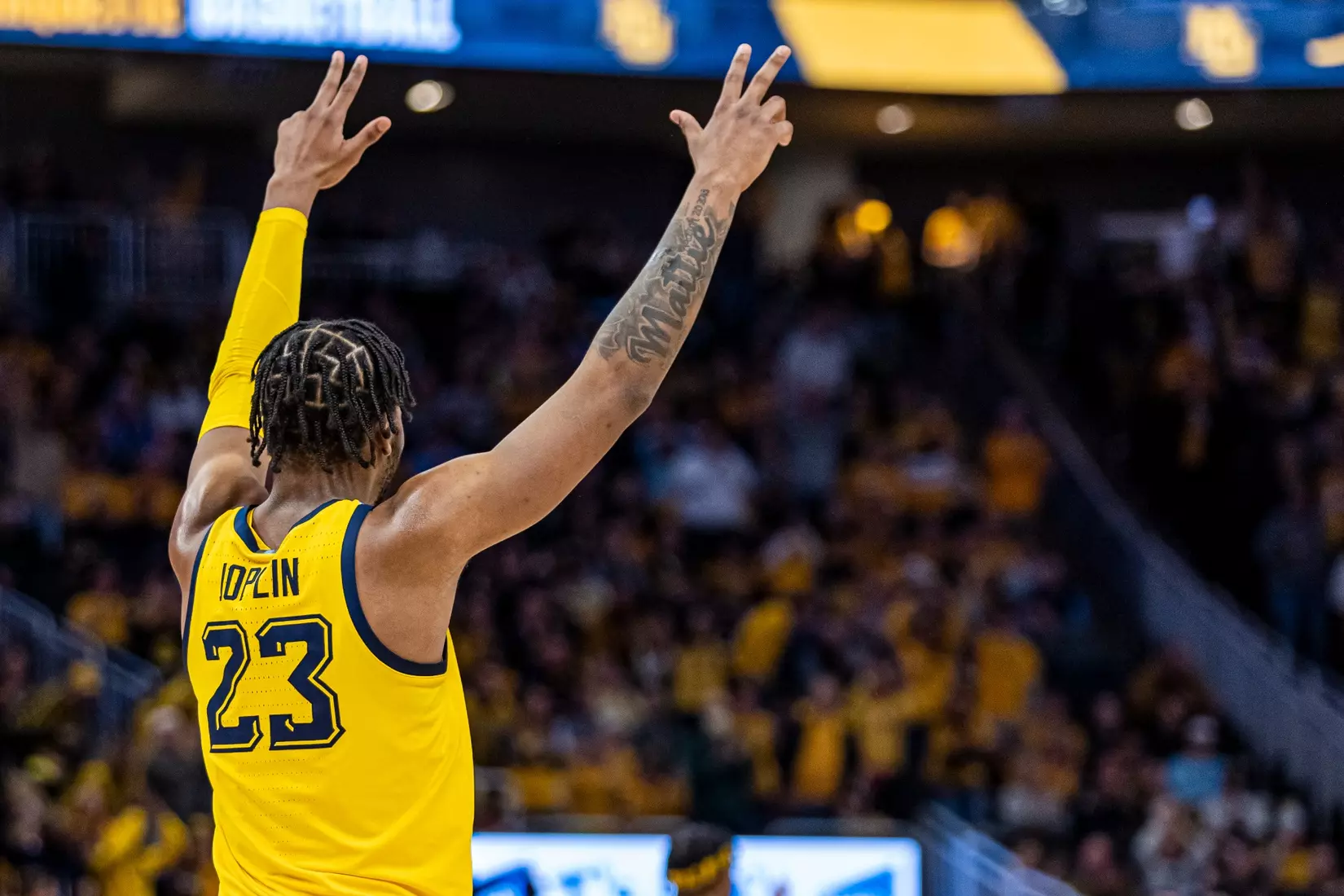 Marquette Men's Basketball defeats DePaul 90-84 at Fiserv Forum in Milwaukee, WI on Saturday February 25, 2023.