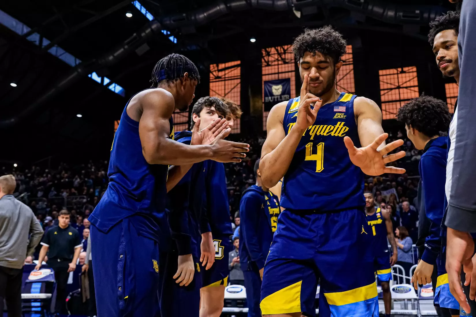 Marquette Men's Basketball defeats Butler 72-56 on Tuesday February 28, 2023 to win the outright Big East title.