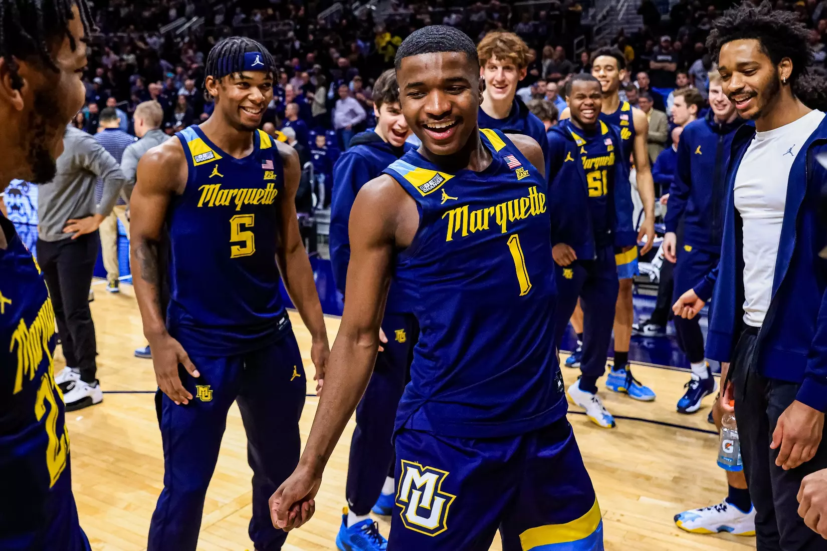 Marquette Men's Basketball defeats Butler 72-56 on Tuesday February 28, 2023 to win the outright Big East title.
