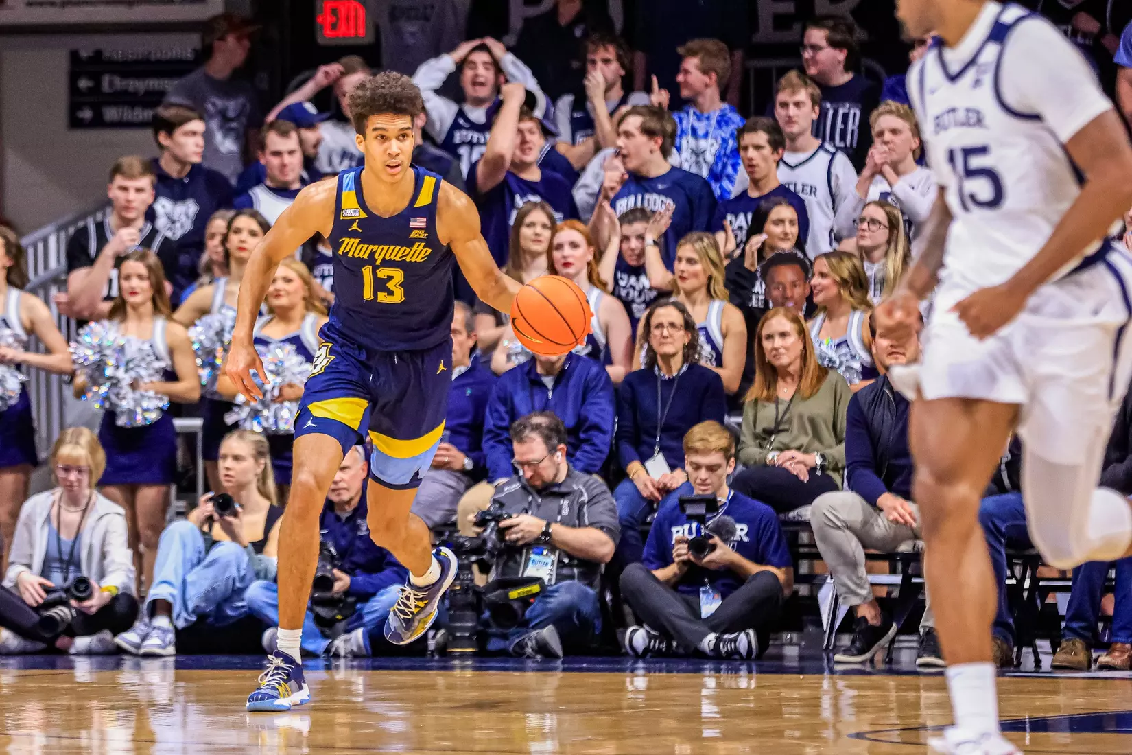 Marquette Men's Basketball defeats Butler 72-56 on Tuesday February 28, 2023 to win the outright Big East title.