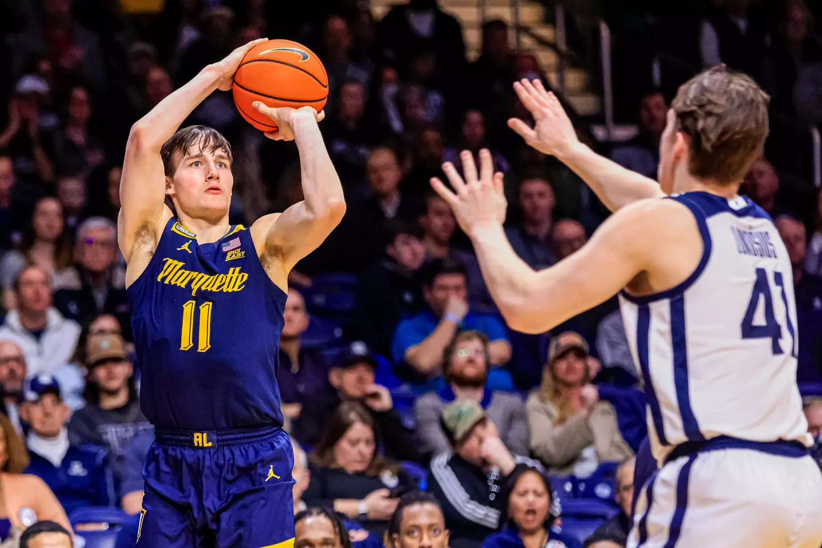 Marquette Men's Basketball defeats Butler 72-56 on Tuesday February 28, 2023 to win the outright Big East title.