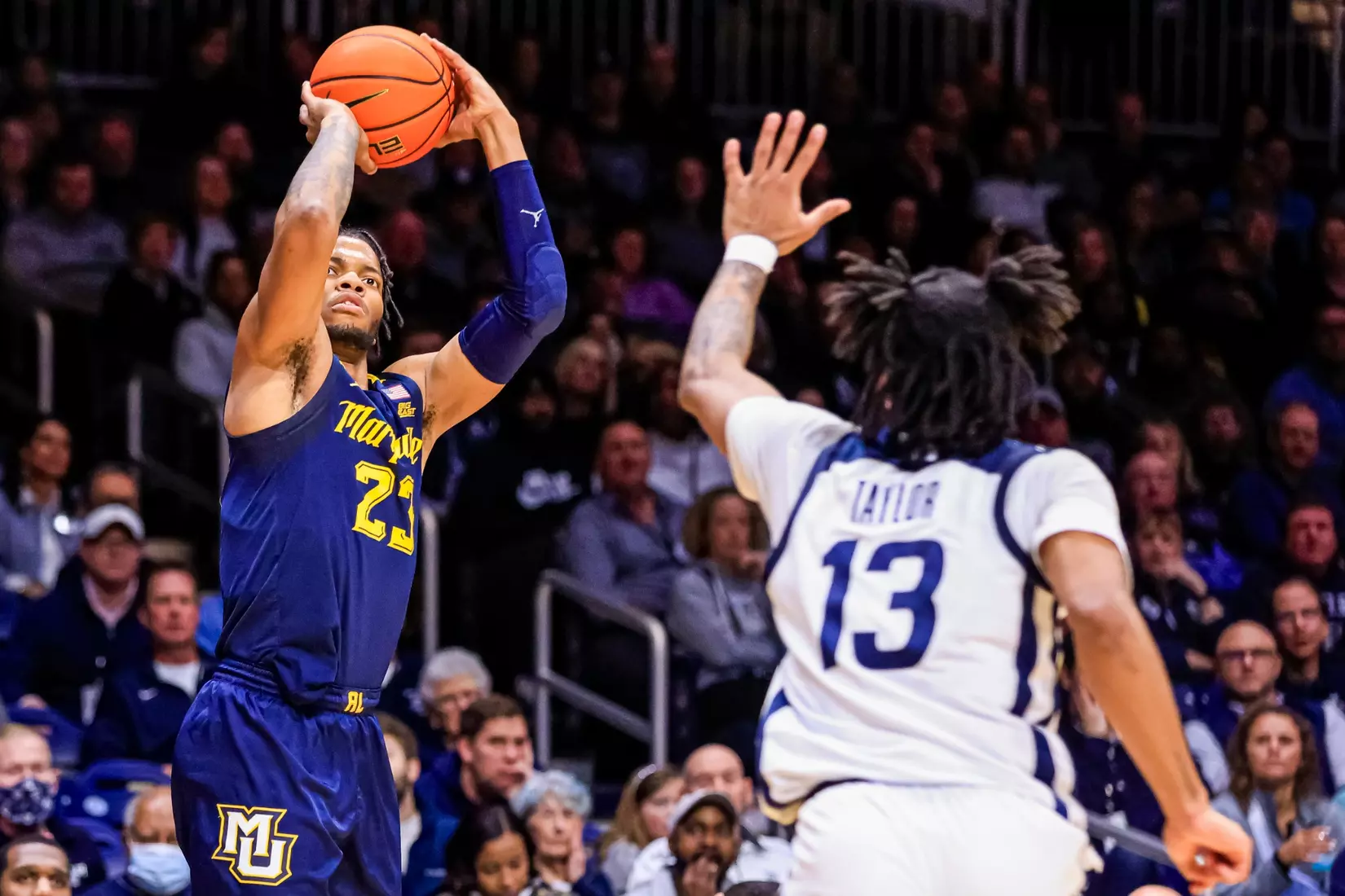 Marquette Men's Basketball defeats Butler 72-56 on Tuesday February 28, 2023 to win the outright Big East title.