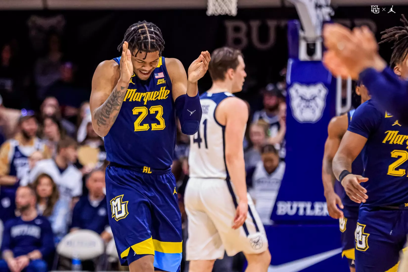 Marquette Men's Basketball defeats Butler 72-56 on Tuesday February 28, 2023 to win the outright Big East title.