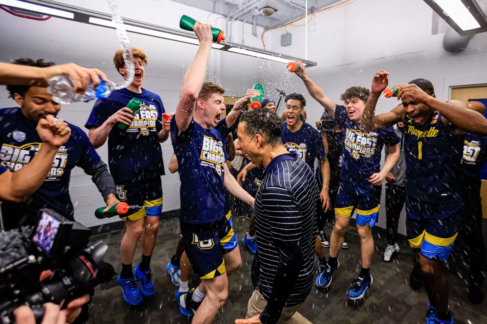 Marquette Men's Basketball defeats Butler 72-56 on Tuesday February 28, 2023 to win the outright Big East title.