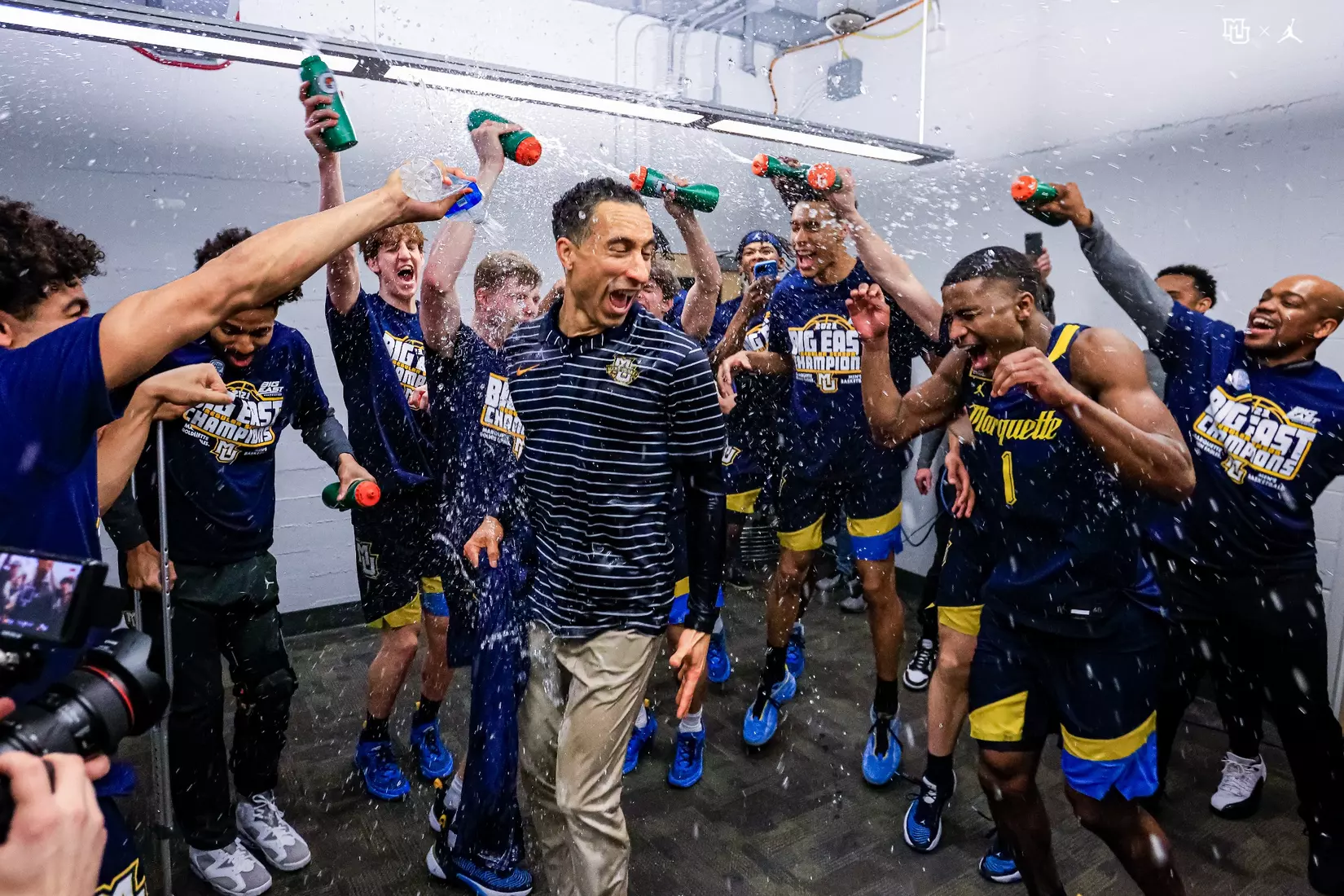 Marquette Men's Basketball defeats Butler 72-56 on Tuesday February 28, 2023 to win the outright Big East title.