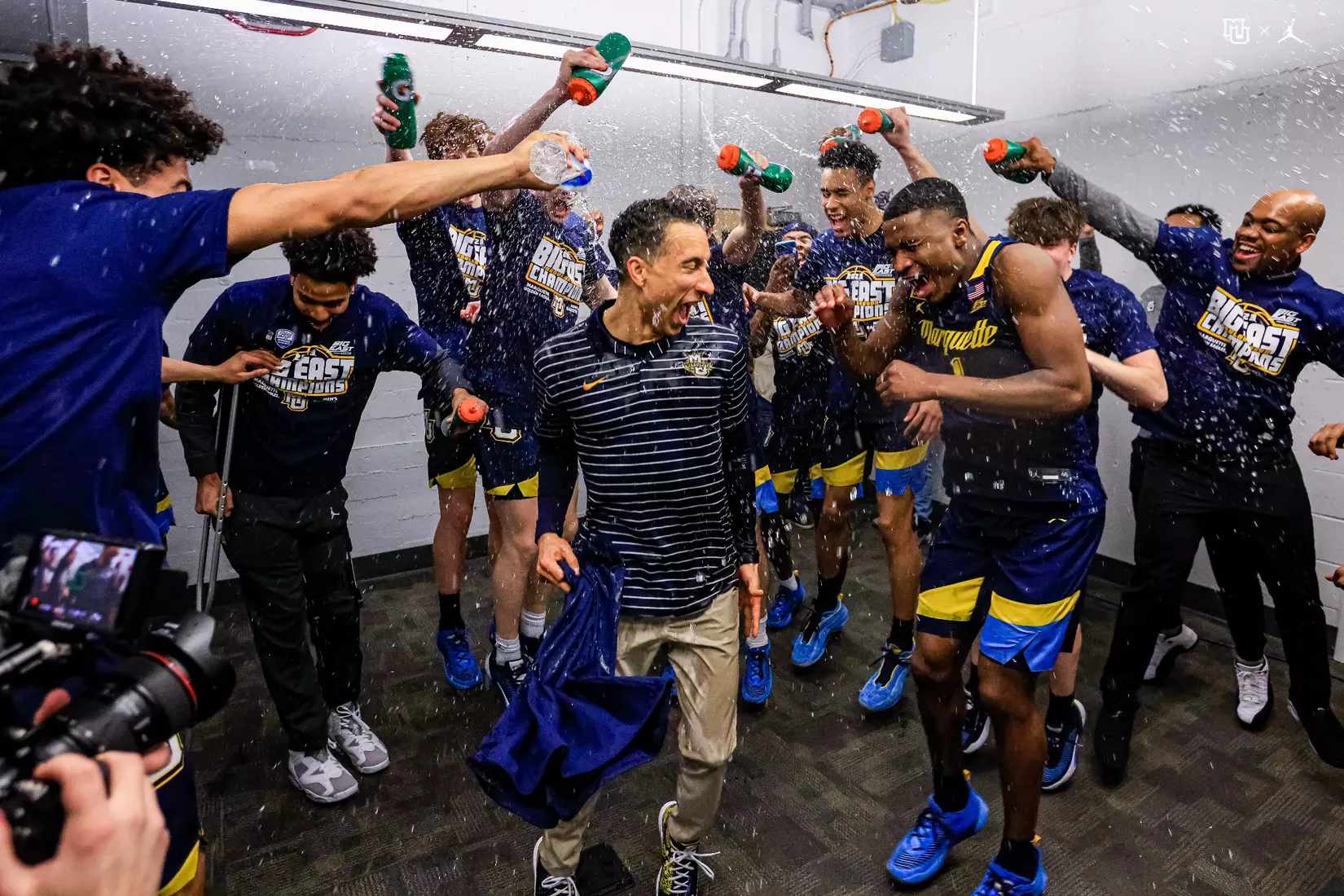 Marquette Men's Basketball defeats Butler 72-56 on Tuesday February 28, 2023 to win the outright Big East title.