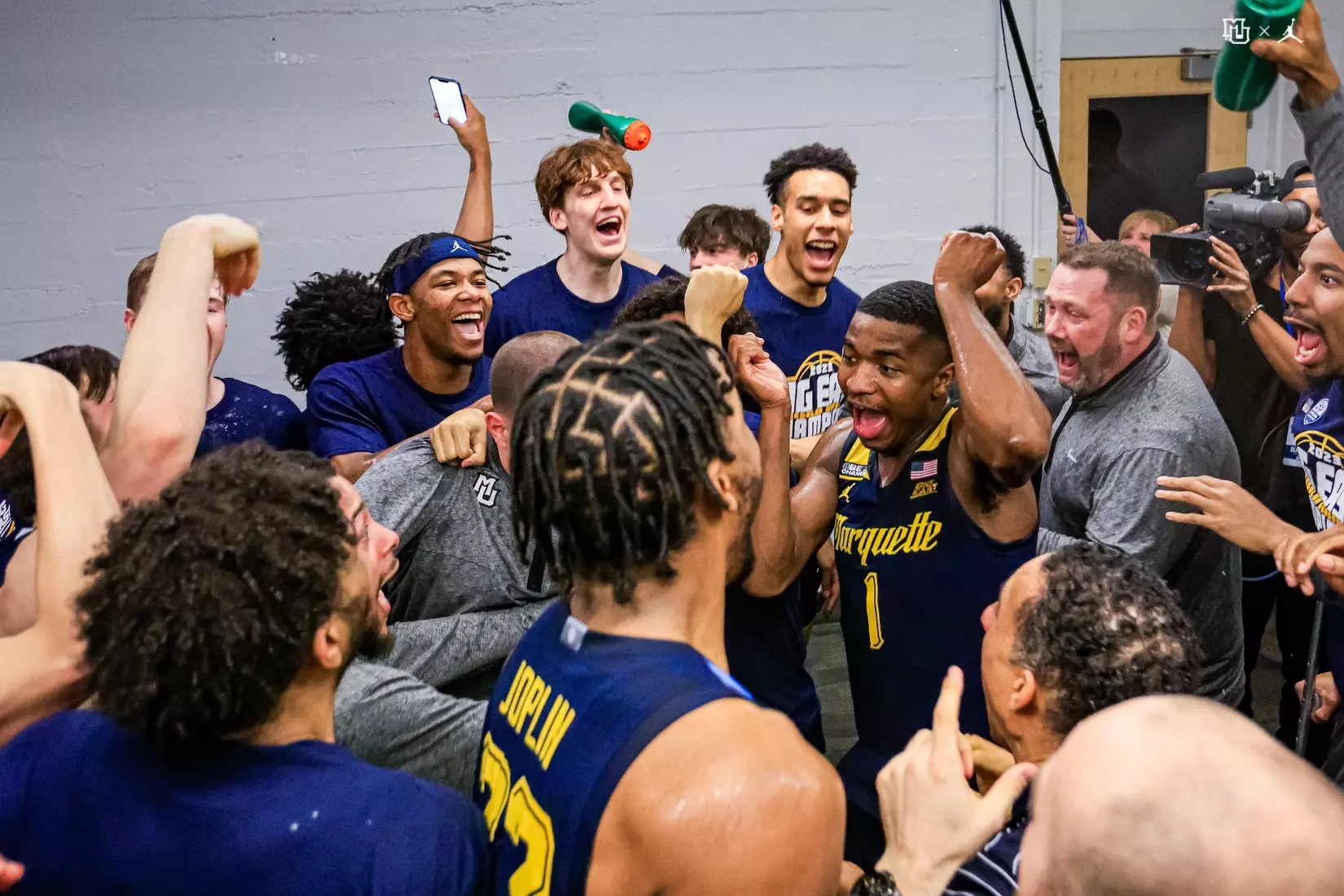 Marquette Men's Basketball defeats Butler 72-56 on Tuesday February 28, 2023 to win the outright Big East title.