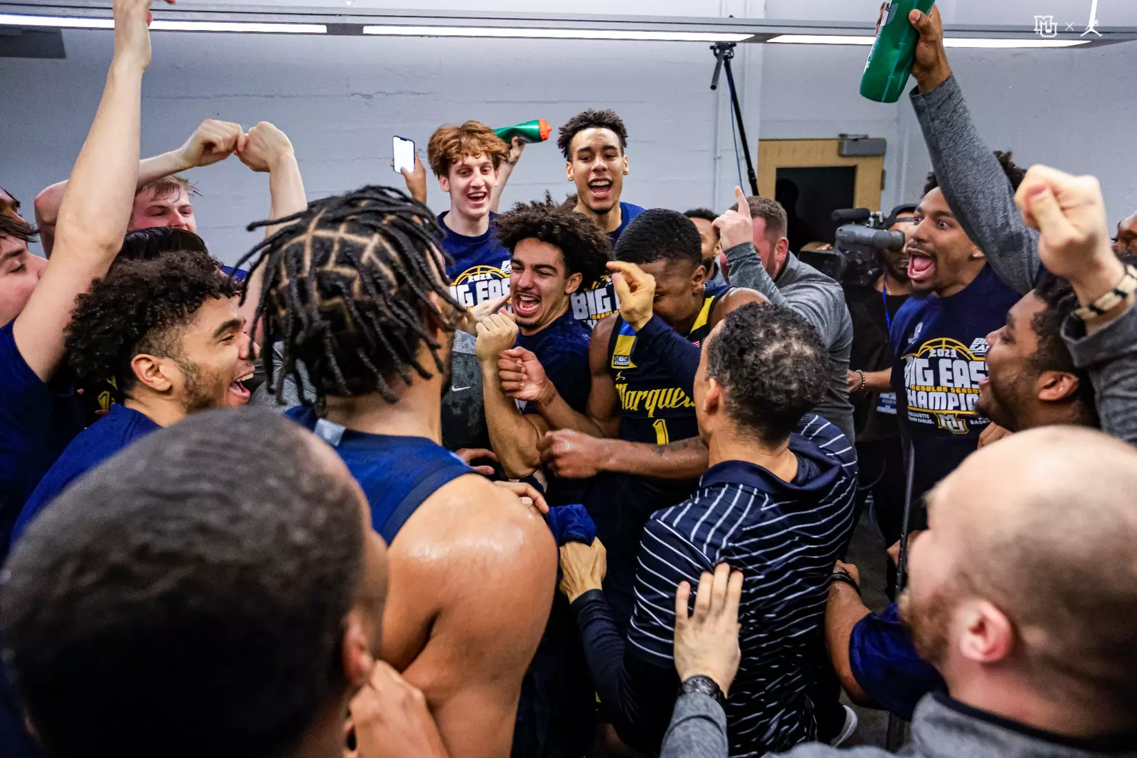 Marquette Men's Basketball defeats Butler 72-56 on Tuesday February 28, 2023 to win the outright Big East title.