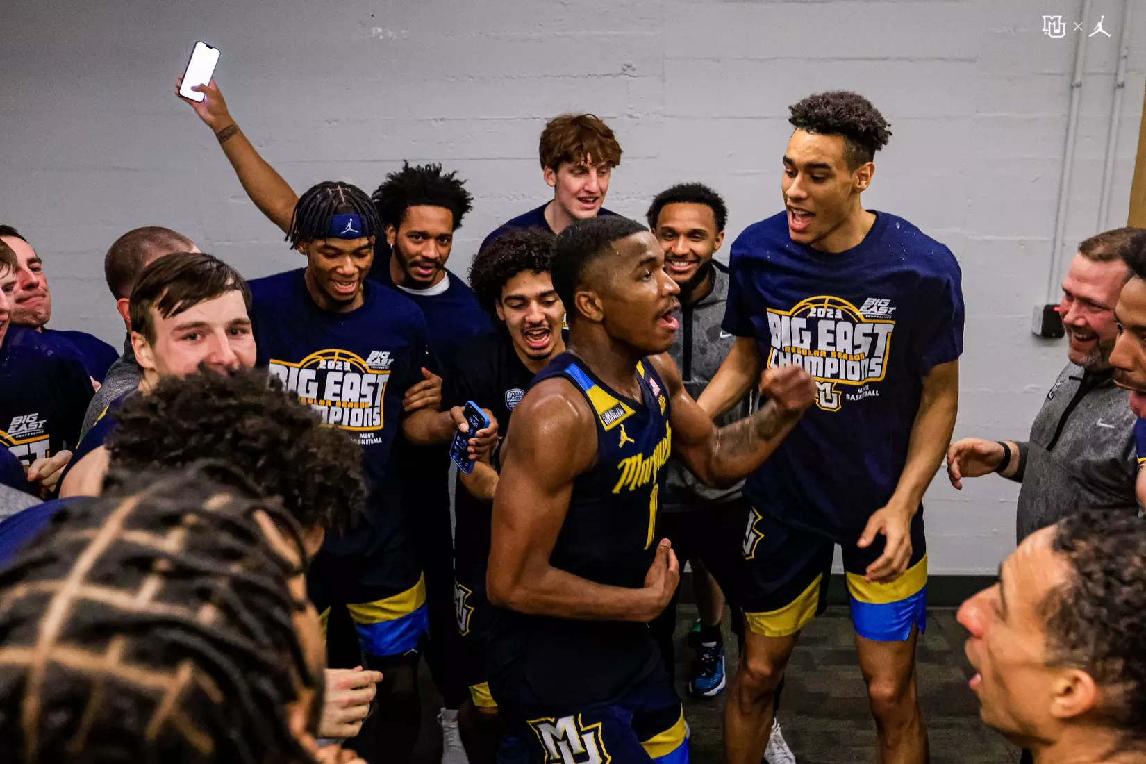 Marquette Men's Basketball defeats Butler 72-56 on Tuesday February 28, 2023 to win the outright Big East title.