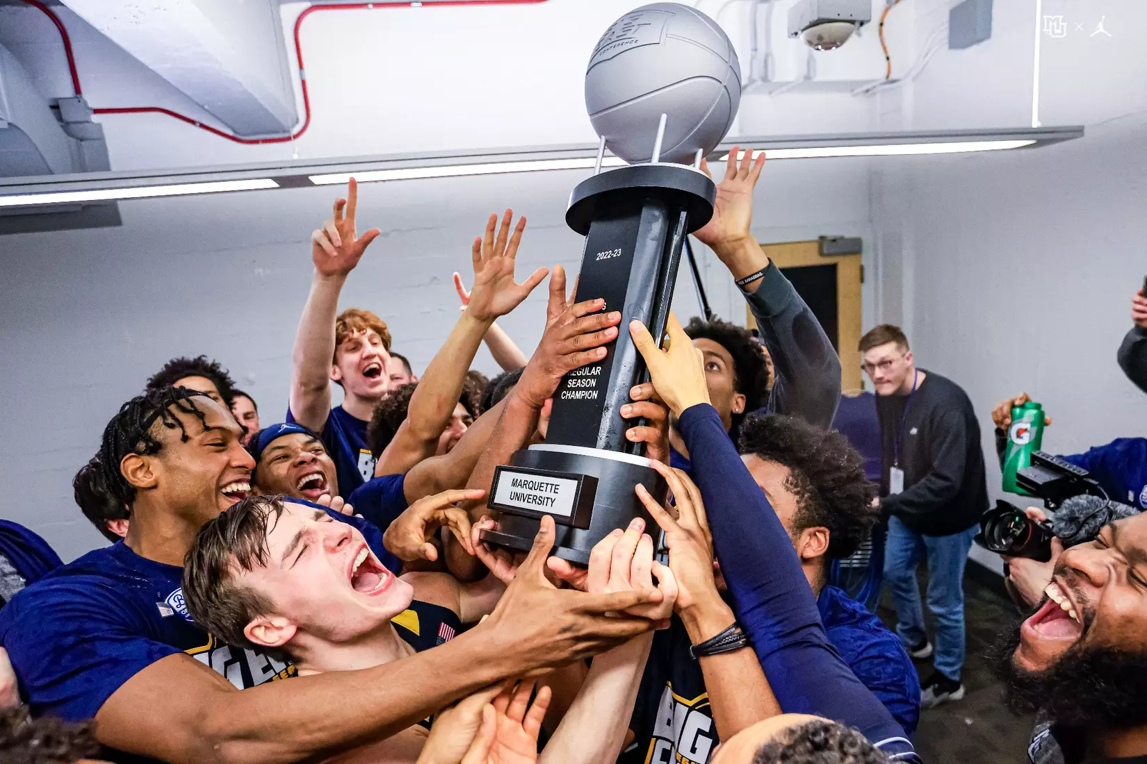 Marquette Men's Basketball defeats Butler 72-56 on Tuesday February 28, 2023 to win the outright Big East title.