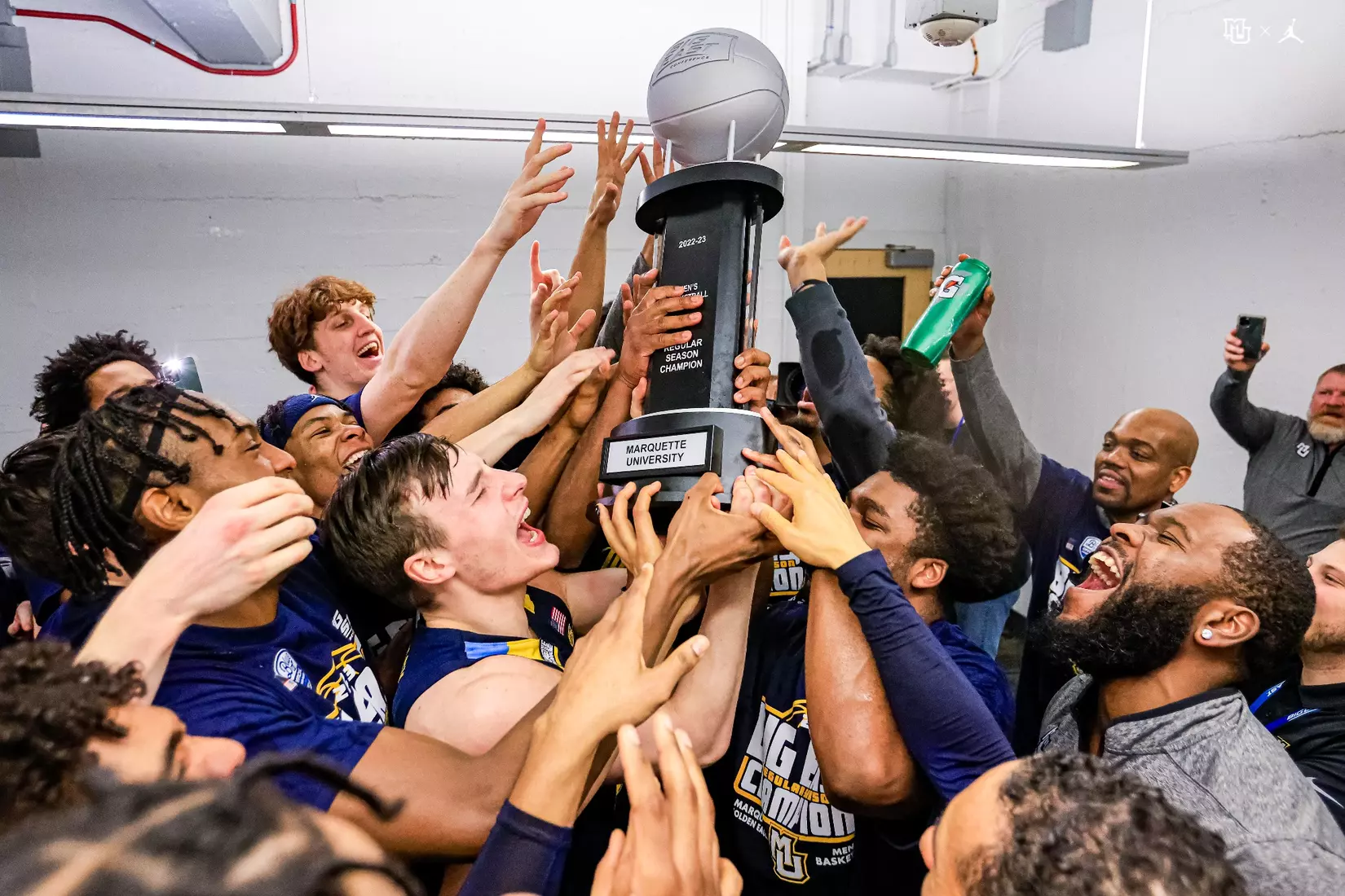 Marquette Men's Basketball defeats Butler 72-56 on Tuesday February 28, 2023 to win the outright Big East title.