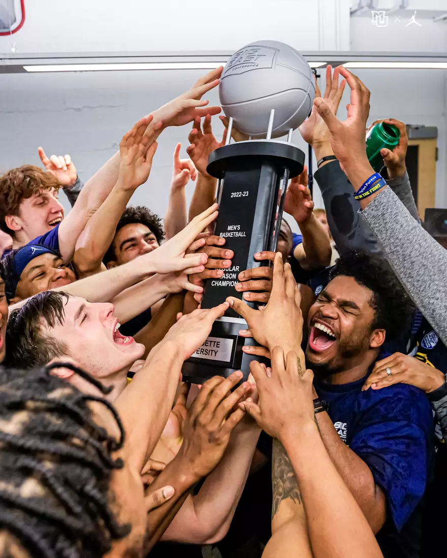 Marquette Men's Basketball defeats Butler 72-56 on Tuesday February 28, 2023 to win the outright Big East title.