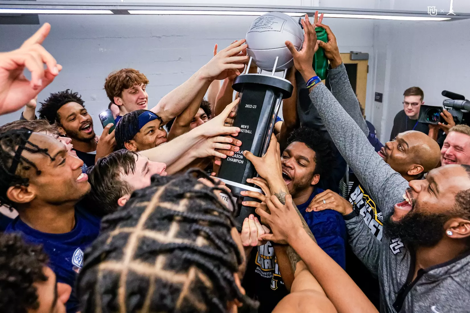 Marquette Men's Basketball defeats Butler 72-56 on Tuesday February 28, 2023 to win the outright Big East title.