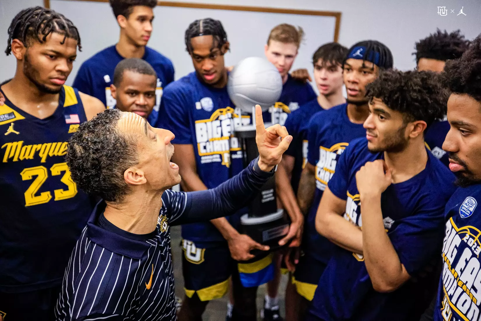 Marquette Men's Basketball defeats Butler 72-56 on Tuesday February 28, 2023 to win the outright Big East title.