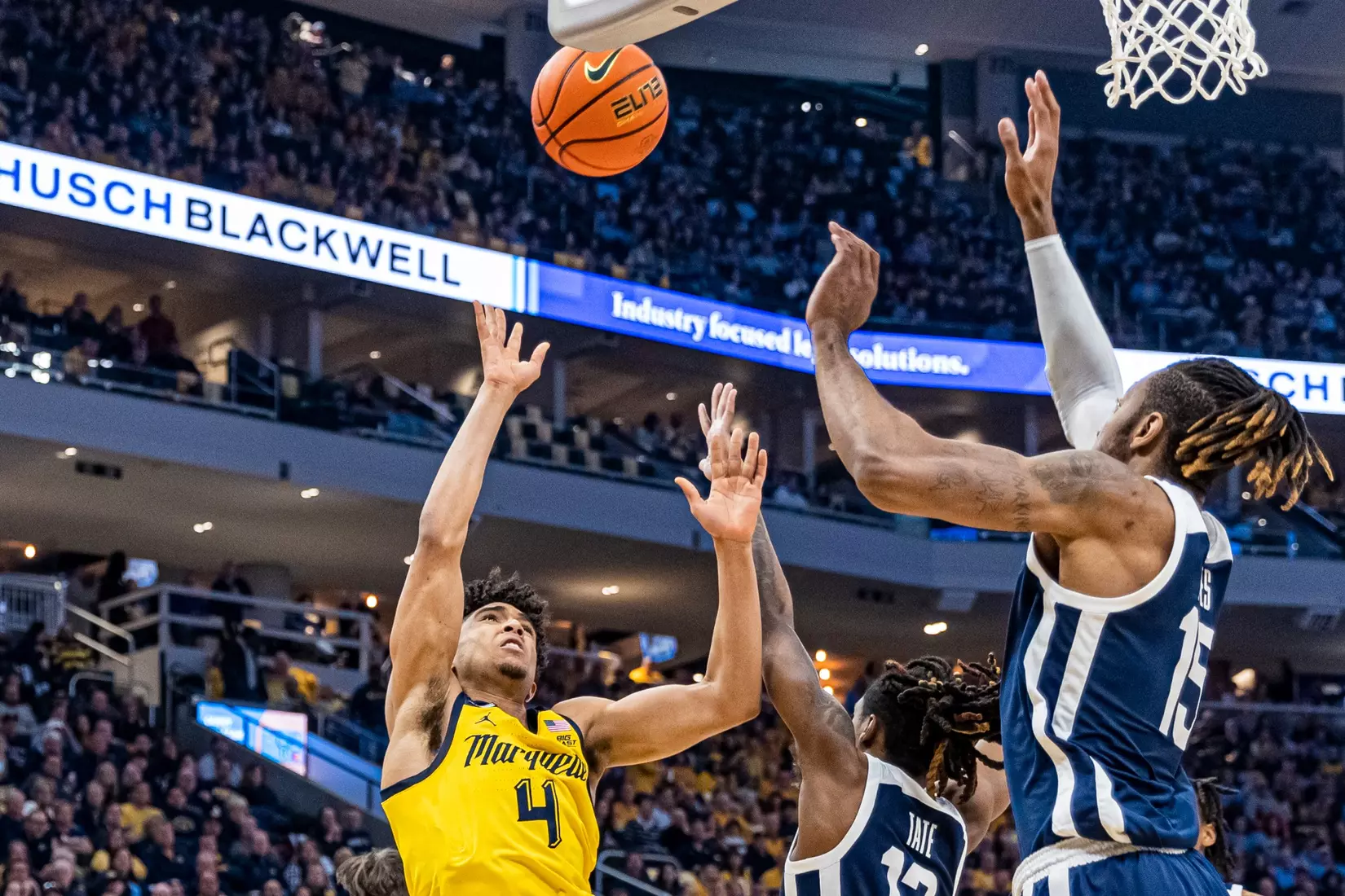 Marquette Basketball defeats Butler 60-52 at Fiserv Forum in Milwaukee, WI on Saturday February 4, 2023.