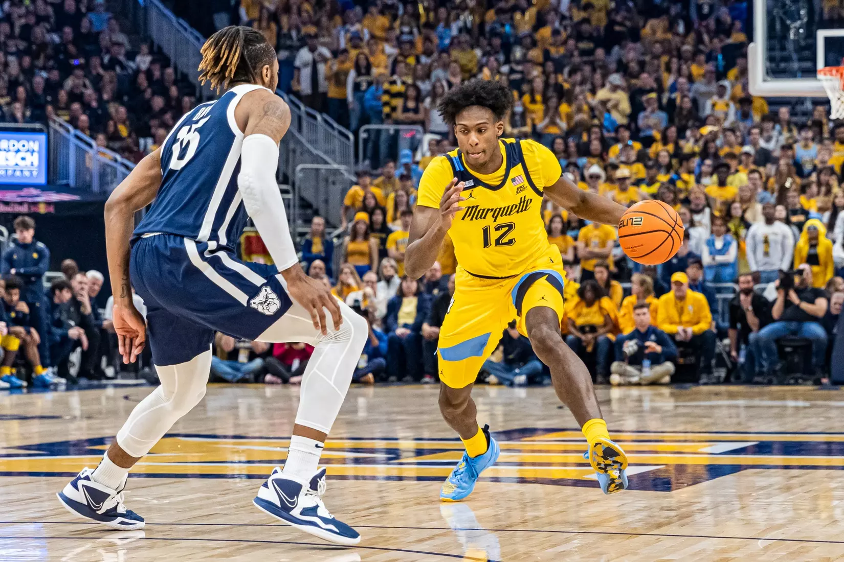 Marquette Basketball defeats Butler 60-52 at Fiserv Forum in Milwaukee, WI on Saturday February 4, 2023.