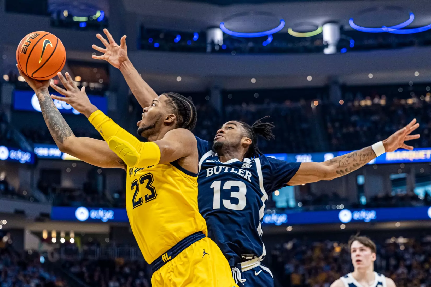 Marquette Basketball defeats Butler 60-52 at Fiserv Forum in Milwaukee, WI on Saturday February 4, 2023.