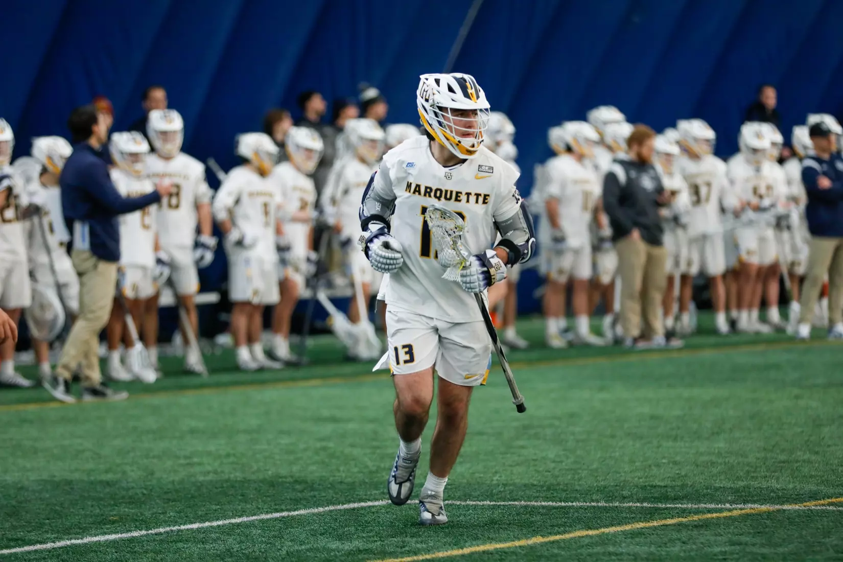2023 Marquette Men's Lacrosse vs. Lindenwood (Feb. 4, 2023) on National Marquette Day