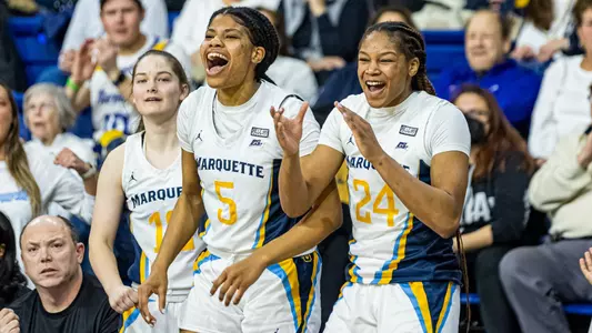 Marquette Women's Basketball stuns #4 UCONN for the first time in program history at Al Mcguire Center in Milwaukee, WI on Wednesday February 8, 2023.