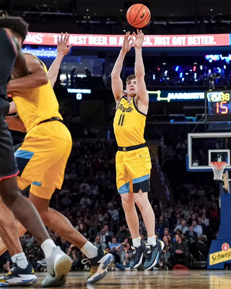 Marquette Men's Basketball defeats UCONN 70-68 to advance to the Big East Tournament finals at Madison Square Garden in New York City, NY on Friday March 10, 2023