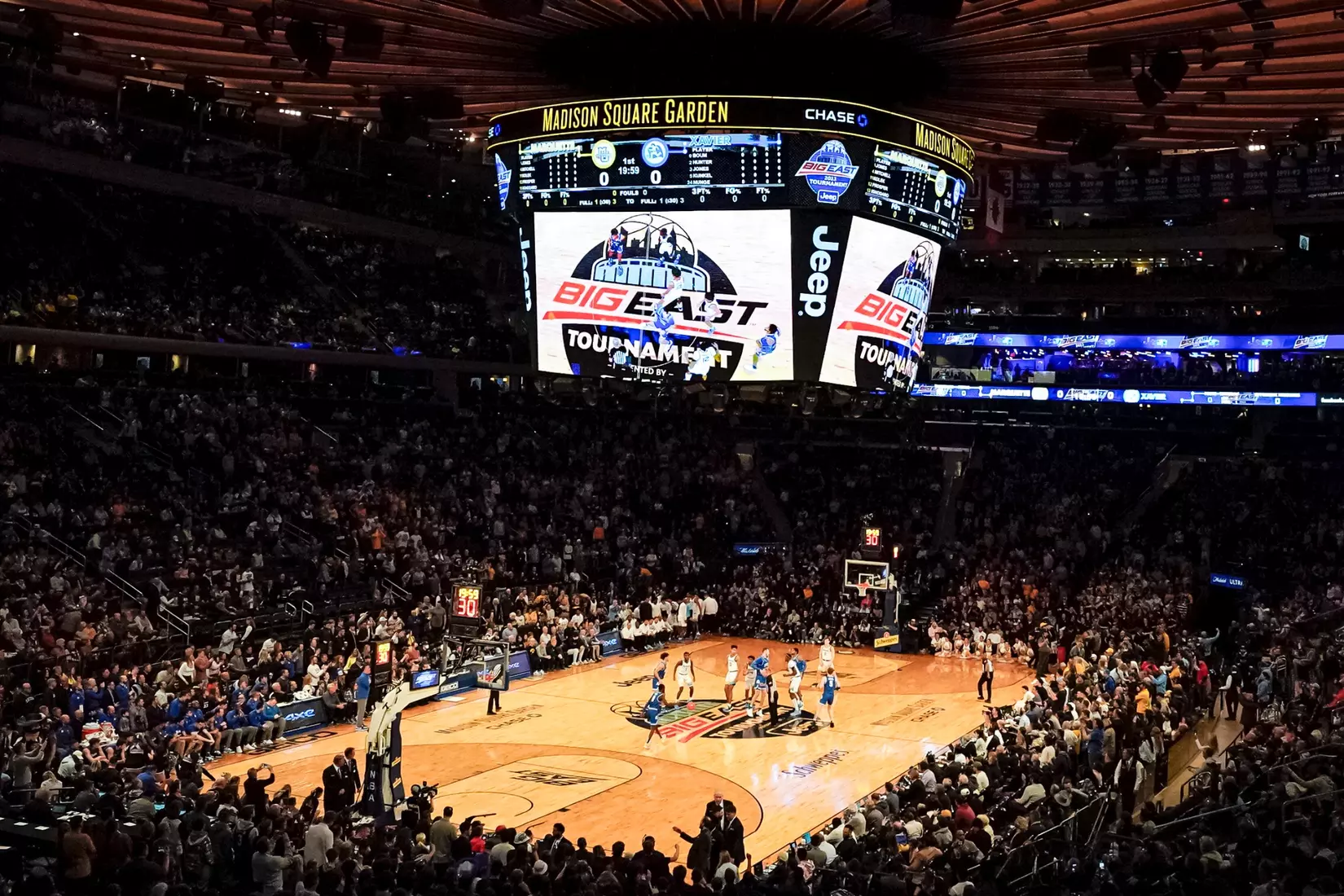 Marquette Men's Basketball defeats Xavier 65-51 to win the Big East Tournament at Madison Square Garden in New York City, NY on Saturday March 11, 2023.