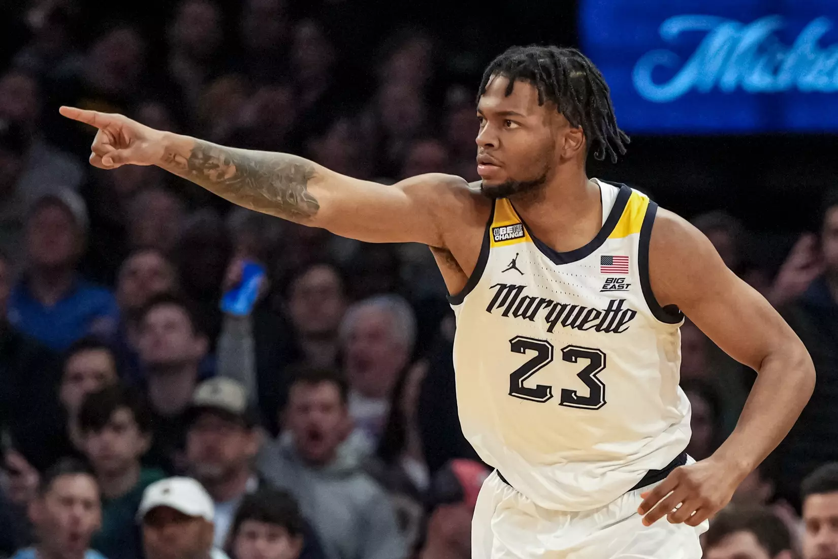 Marquette Men's Basketball defeats Xavier 65-51 to win the Big East Tournament at Madison Square Garden in New York City, NY on Saturday March 11, 2023.