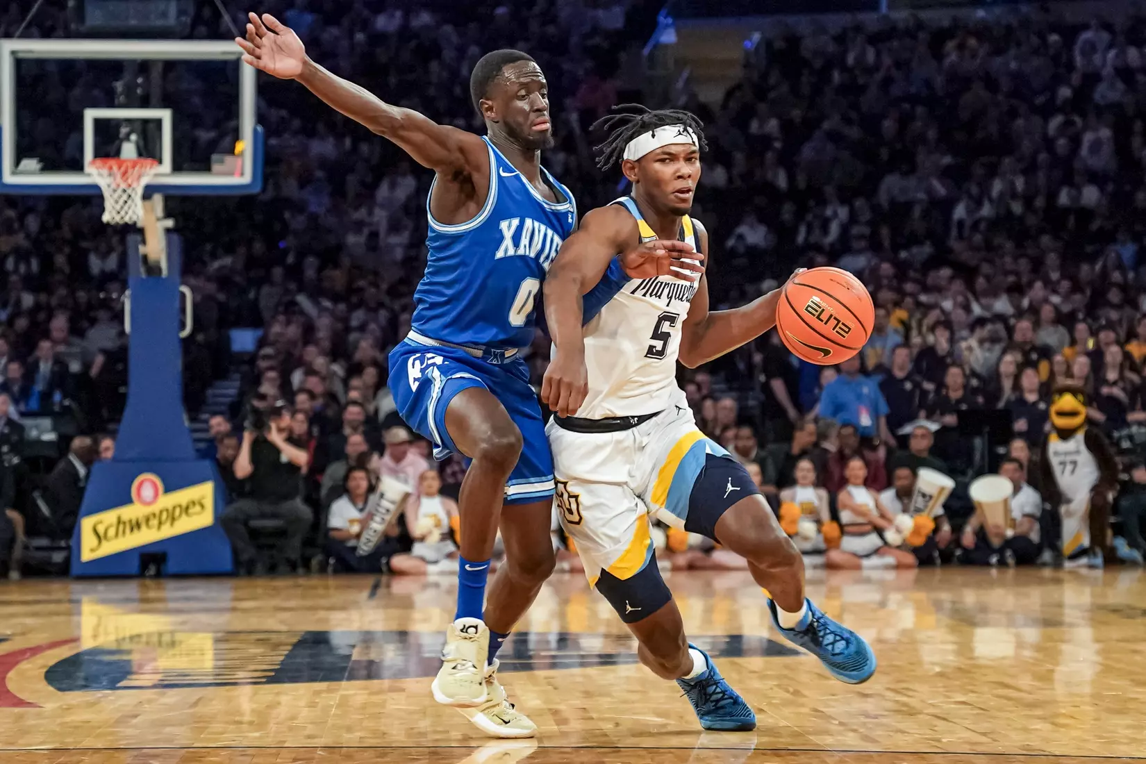 Marquette Men's Basketball defeats Xavier 65-51 to win the Big East Tournament at Madison Square Garden in New York City, NY on Saturday March 11, 2023.