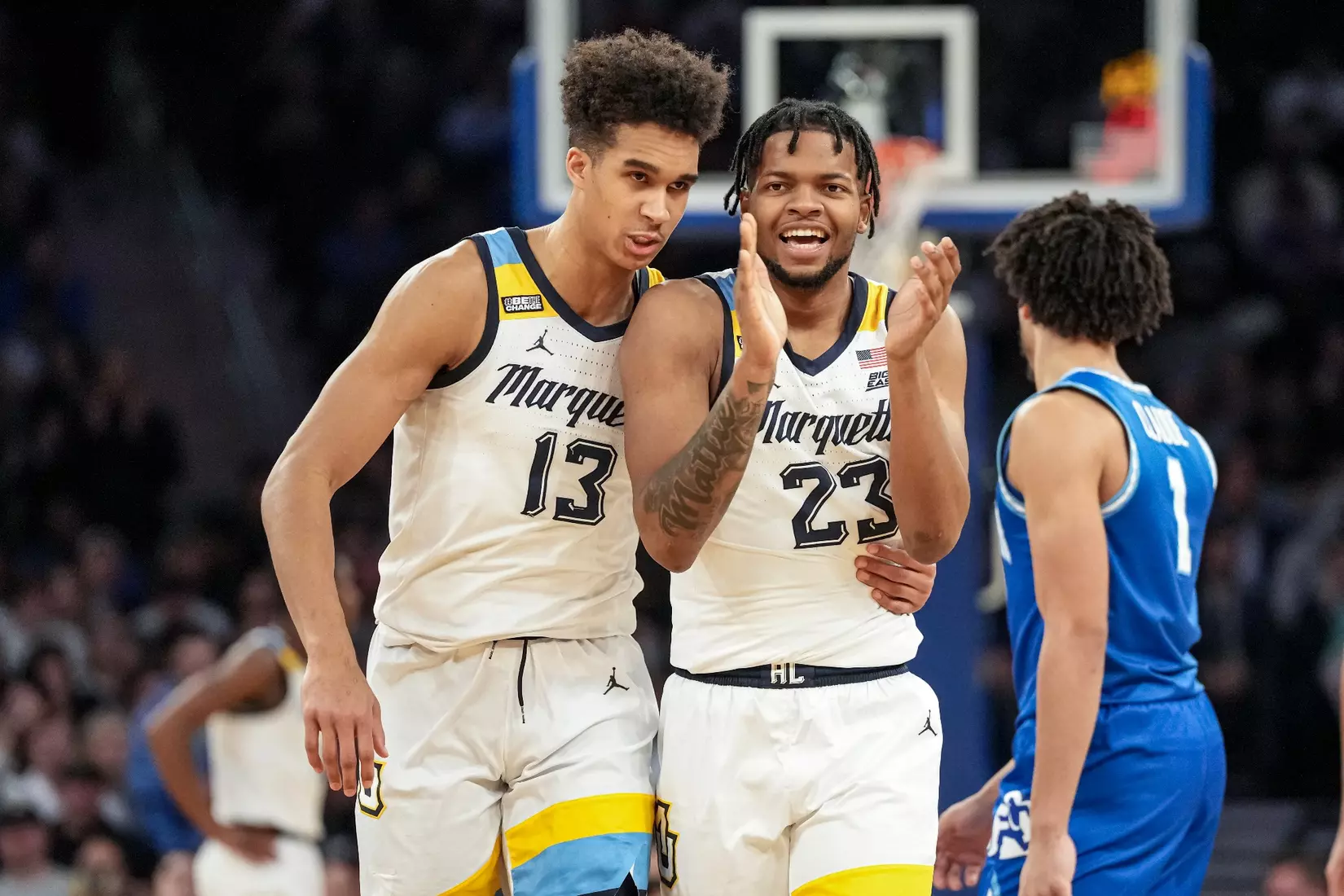 Marquette Men's Basketball defeats Xavier 65-51 to win the Big East Tournament at Madison Square Garden in New York City, NY on Saturday March 11, 2023.
