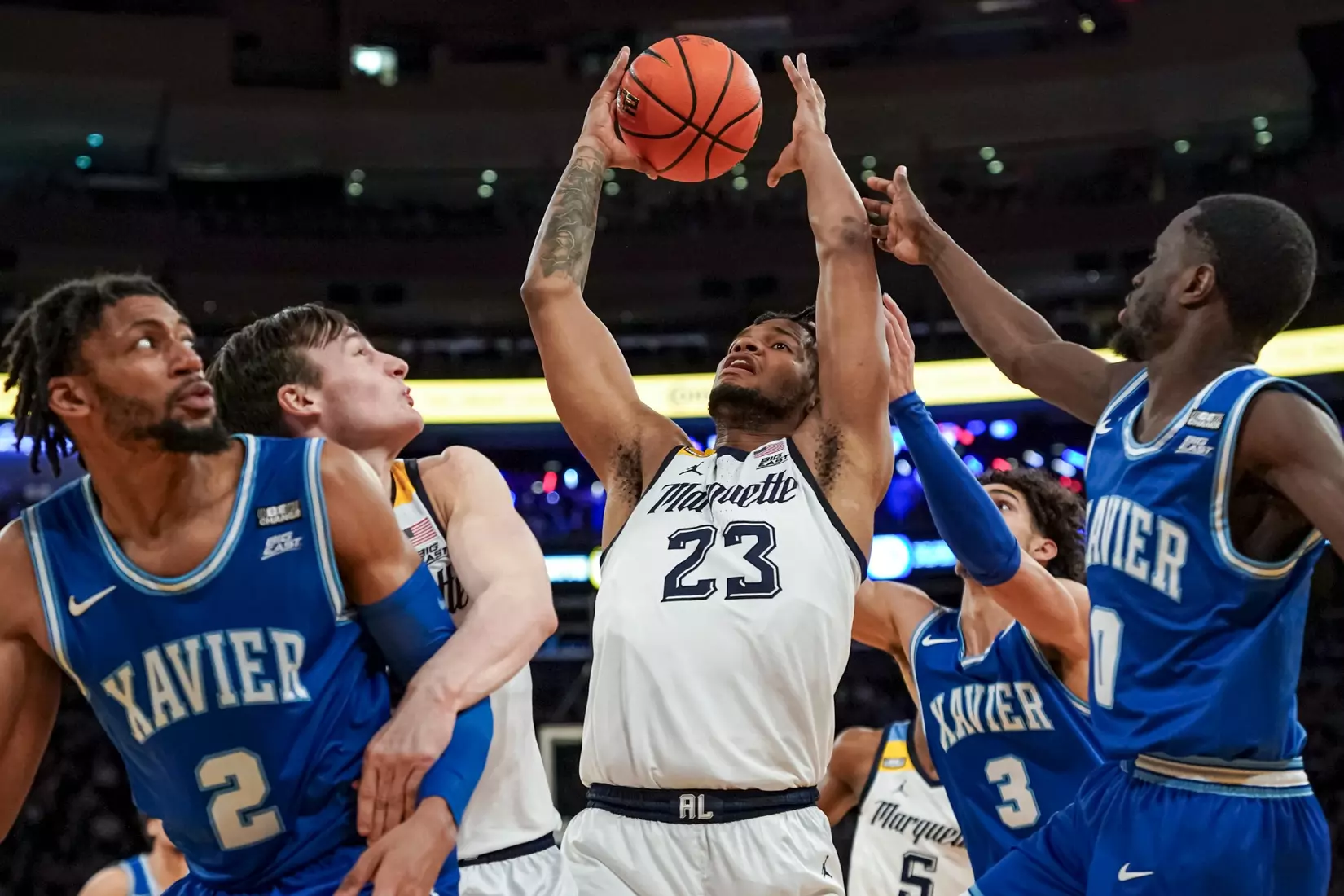 Marquette Men's Basketball defeats Xavier 65-51 to win the Big East Tournament at Madison Square Garden in New York City, NY on Saturday March 11, 2023.