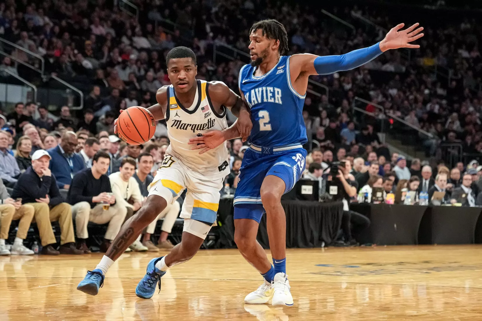 Marquette Men's Basketball defeats Xavier 65-51 to win the Big East Tournament at Madison Square Garden in New York City, NY on Saturday March 11, 2023.