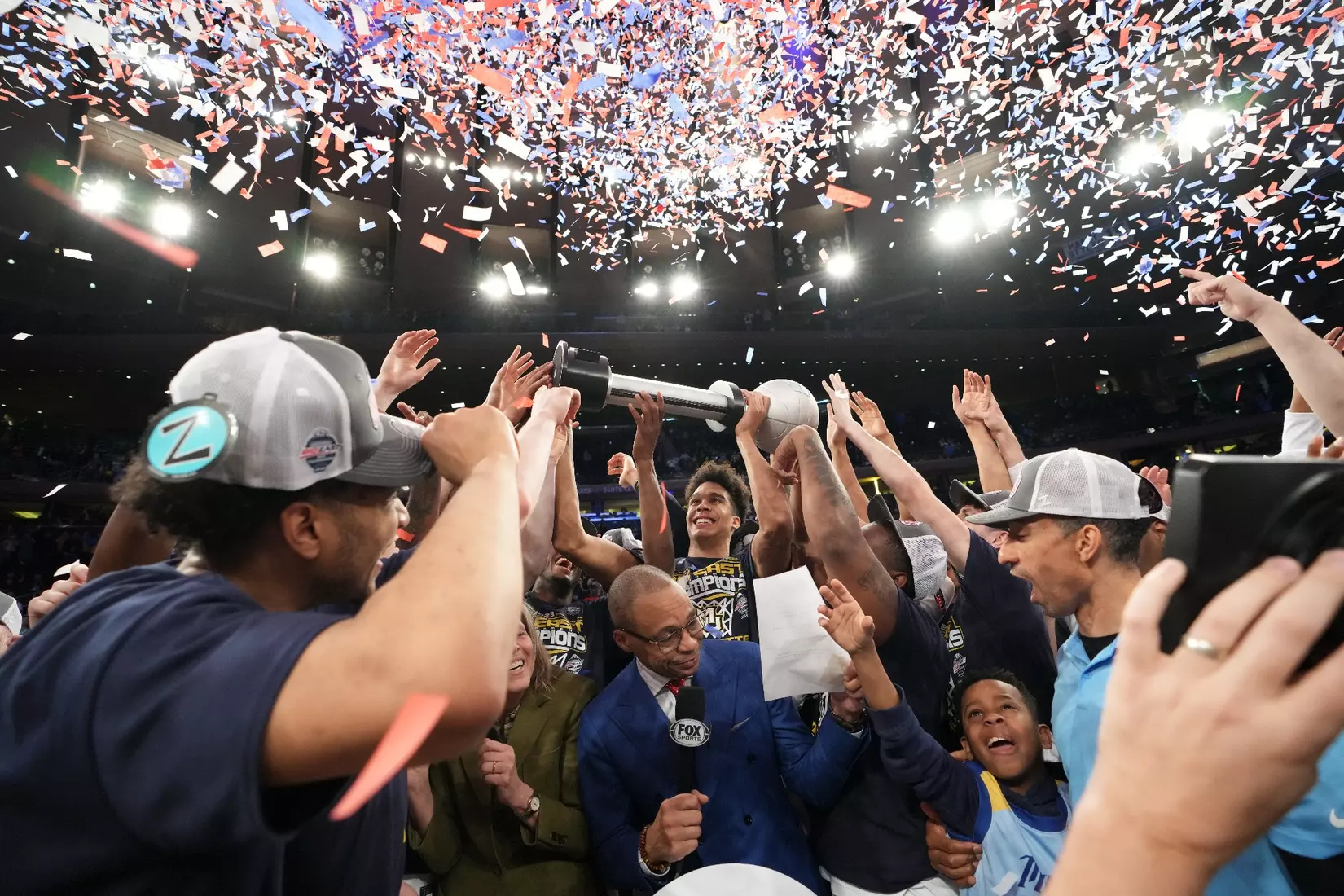 Marquette Men's Basketball defeats Xavier 65-51 to win the Big East Tournament at Madison Square Garden in New York City, NY on Saturday March 11, 2023.