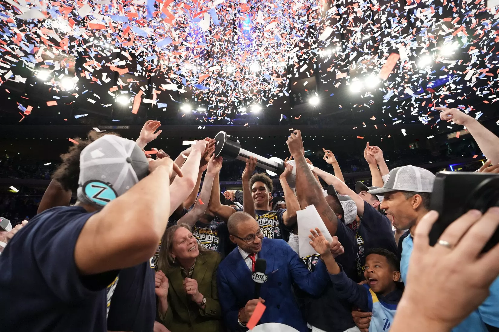 Marquette Men's Basketball defeats Xavier 65-51 to win the Big East Tournament at Madison Square Garden in New York City, NY on Saturday March 11, 2023.