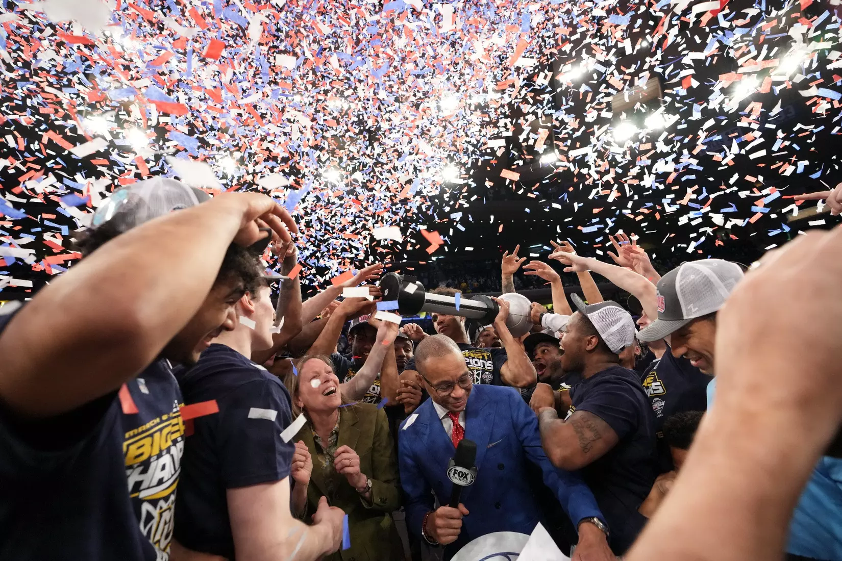 Marquette Men's Basketball defeats Xavier 65-51 to win the Big East Tournament at Madison Square Garden in New York City, NY on Saturday March 11, 2023.
